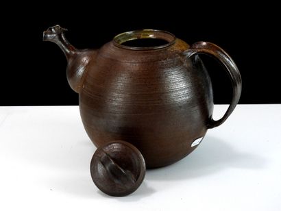 Claude CHAMPY (born 1944).
Brown glazed stoneware...