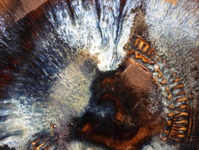 Dominique LEGROS (b. 1950) - La Borne (18).
Bowl...