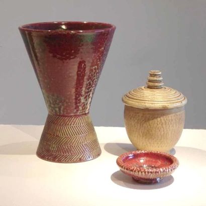 Jean MAUBROU (1900-1965).
Stoneware turned...