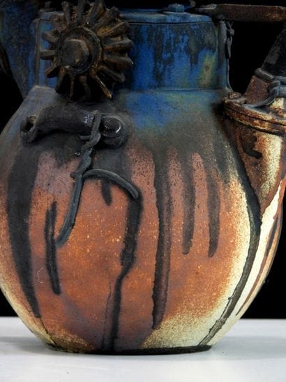 Jean FONTAINE (born 1952)
Teapot in blue,...