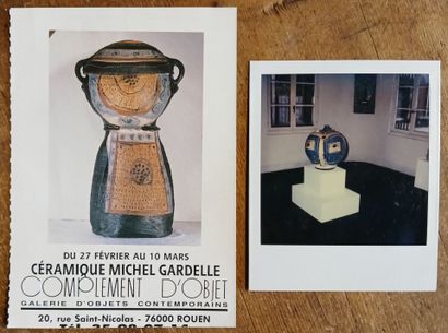 Michel GARDELLE (1949-2025).
Wheeled box...