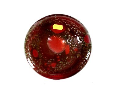 Franck KAJ (1911-1989).
Blown glass, red....