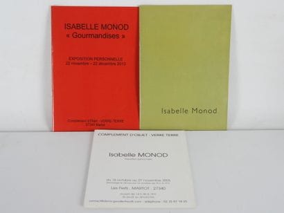 Isabelle Monod: rare set of 2 catalogs for...