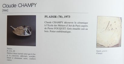 Claude CHAMPY (born 1944).
Teapot with turned...