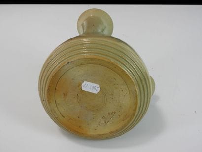 Charles GREBER (1820-1898) 
Stoneware flower-picker...