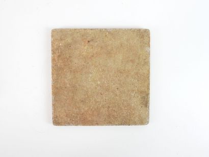 REUNION OF TWO brown/orange glazed ceramic...