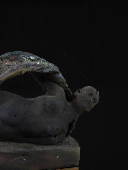 Dominique BAJARD (born 1953).
Quadripod sculpture...