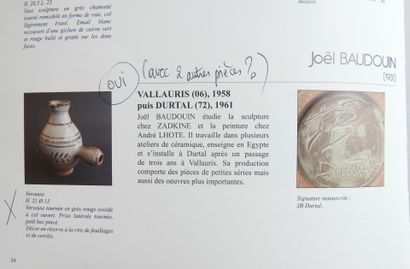 Joël BAUDOUIN (1930-2013) - Durtal (72).
Turned...