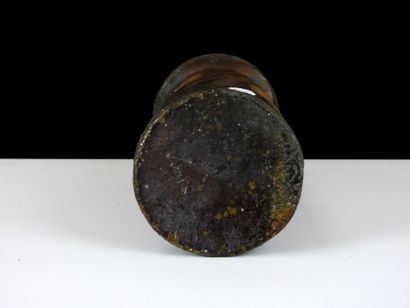 Stoneware vase, wood fired
Bears a signature...