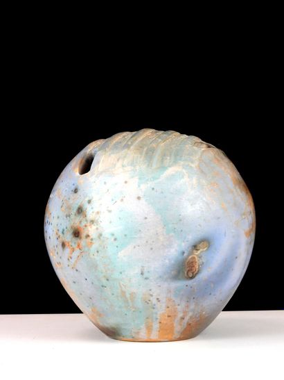 Loul COMBRES (born 1937) 
Turned ball sculpture...