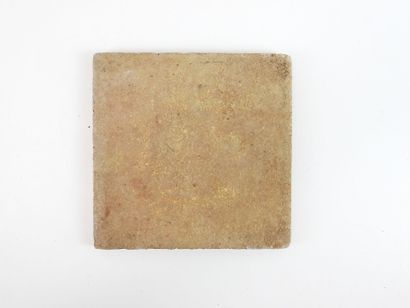 REUNION OF TWO brown/orange glazed ceramic...