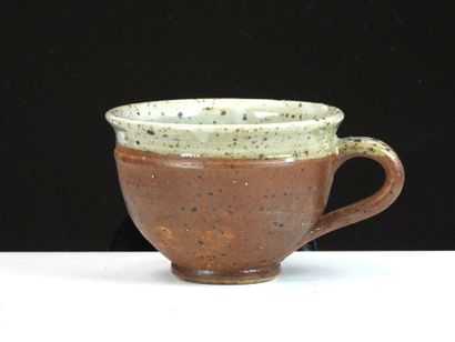 Pierre DIGAN (1941-2016)
Set of two stoneware...