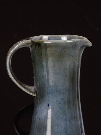VIREBENT. 
Three blue enameled porcelain...