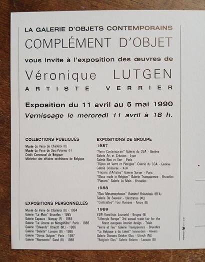 Véronique LUTGEN (born 1962). 
Ball vase...