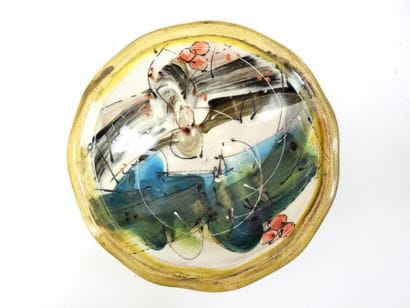 David MILLER (1942 - 2008).
Glazed earthenware...