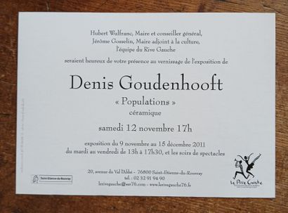 Denis GOUDENHOOFT (1948-2024).
