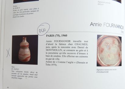 Annie FOURMANOIR (born 1931). 
Two-lobed...