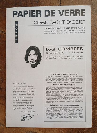 Loul COMBRES (born 1937) 
Large turned ball...