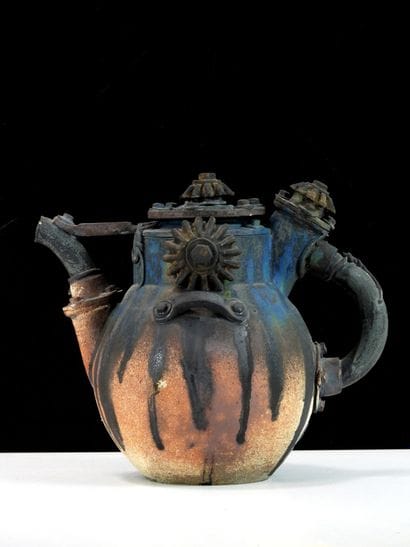 Jean FONTAINE (born 1952)
Teapot in blue,...