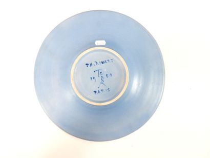 Philippe ROUART (1904-1993).
Polychrome earthenware...