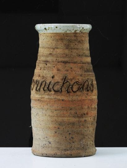 Gustave TIFFOCHE (1930-2011)
Stoneware gherkin...