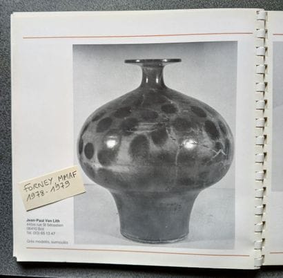 Jean-Paul VAN LITH (born 1940). 
Glazed earthenware...