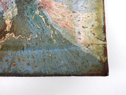 Serge COUSSERAN (born 1954).
Square dish...