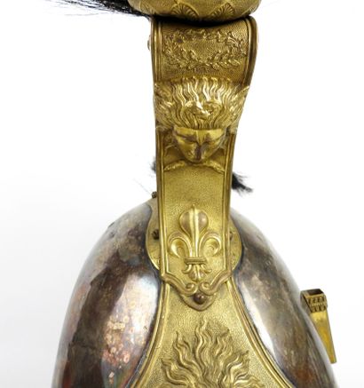 COIFFURES. Cuirassiers officer's helmet model...
