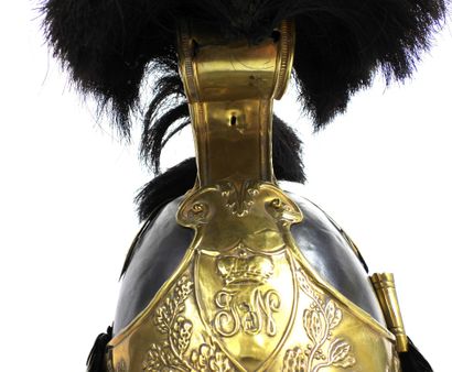 COIFFURES. Rare bodyguard helmet of Jérôme...