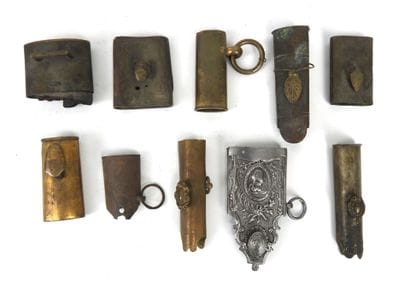 SPARE PARTS. Lot consisting of 10 sword or...