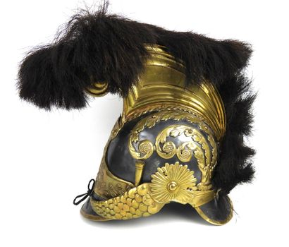 COIFFURES. Rare bodyguard helmet of Jérôme...