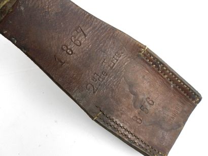 EQUIPMENT. Model 1842 bayonet holder in blackened...