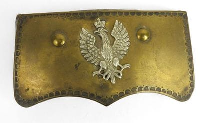 ÉQUIPEMENTS. POLOGNE. Giberne de cavalerie...