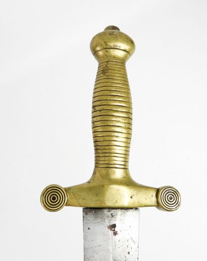 ARMES BLANCHES. Glaive modèle 1831 à poignée...