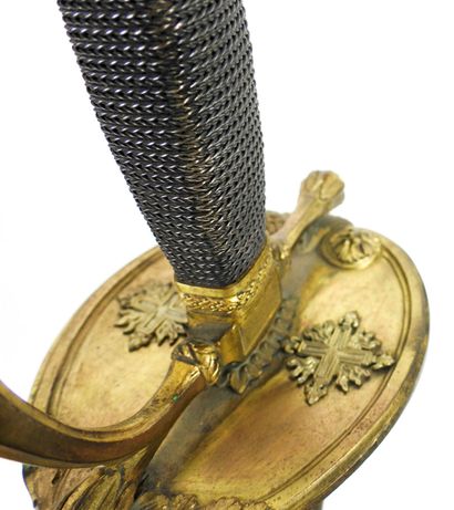 ARMES BLANCHES. Epée de service à pied de...