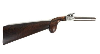 ARMES à FEU. Pistolet à coffre à percussion,...