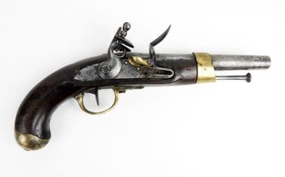 ARMES à FEU. Pistolet à silex de cavalerie...