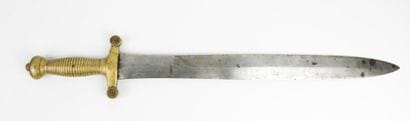 ARMES BLANCHES. Glaive modèle 1831 à poignée...