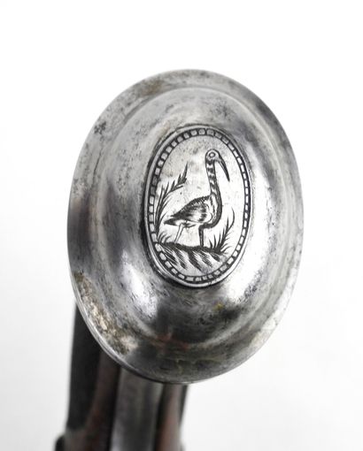 ARMES à FEU. Pistolet à silex d'officier...