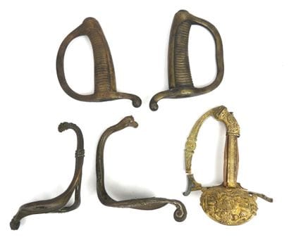 SPARE PARTS. Set of lighter saber handles,...