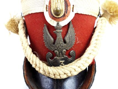 CURIOSITÉ. POLOGNE. Shako miniature du régiment...