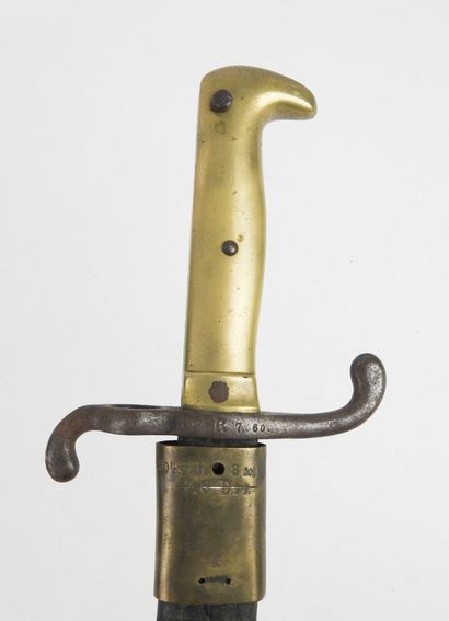 BAIONNETTES. SAXON. Model 1871 bayonet with...