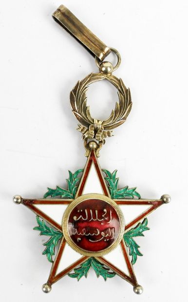 DECORATIONS. MOROCCO. Order of the Ouissam...