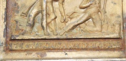 Ecole française du XIXe siècle. Plaque de...