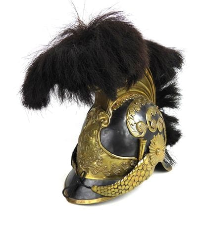 COIFFURES. Rare bodyguard helmet of Jérôme...