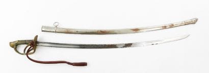 ARMES BLANCHES. Sabre d'officier de cavalerie...