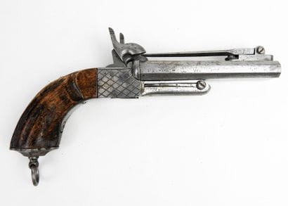 ARMES à FEU. Pistolet à coffre à broche et...