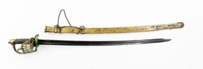 ARMES BLANCHES. Sabre d'officier de cavalerie...