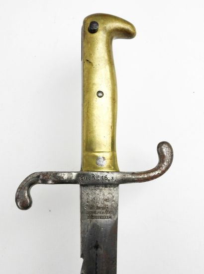 BAIONNETTES. PRUSSE. Model 1871 bayonet with...