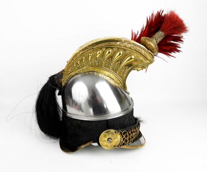 COIFFURES. Cuirassier troop helmet model...